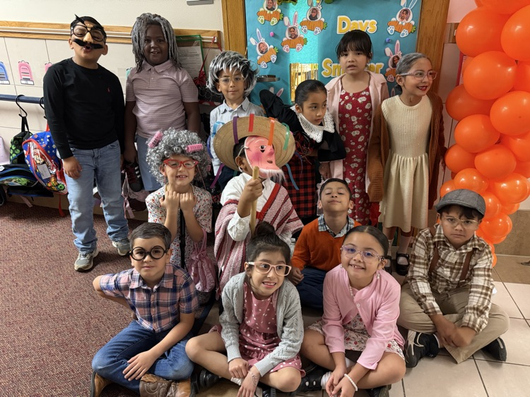 students dressed as old people 