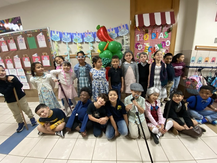 students dressed as old people 