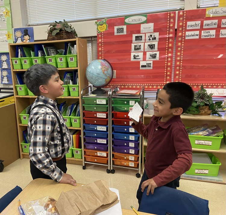 students dressed as old people