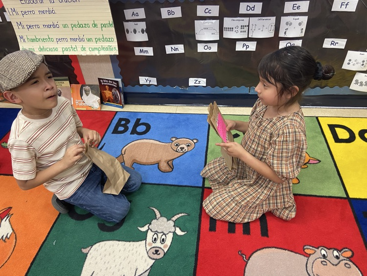 students dressed as old people