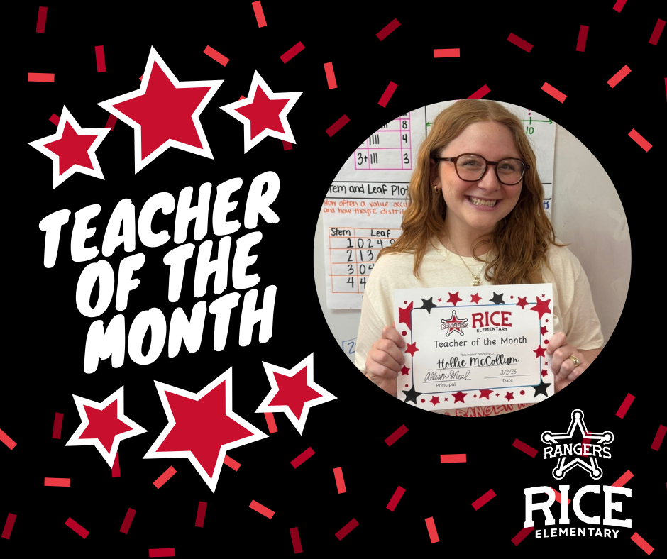 Picture of Mrs. McCullom with her certificate.