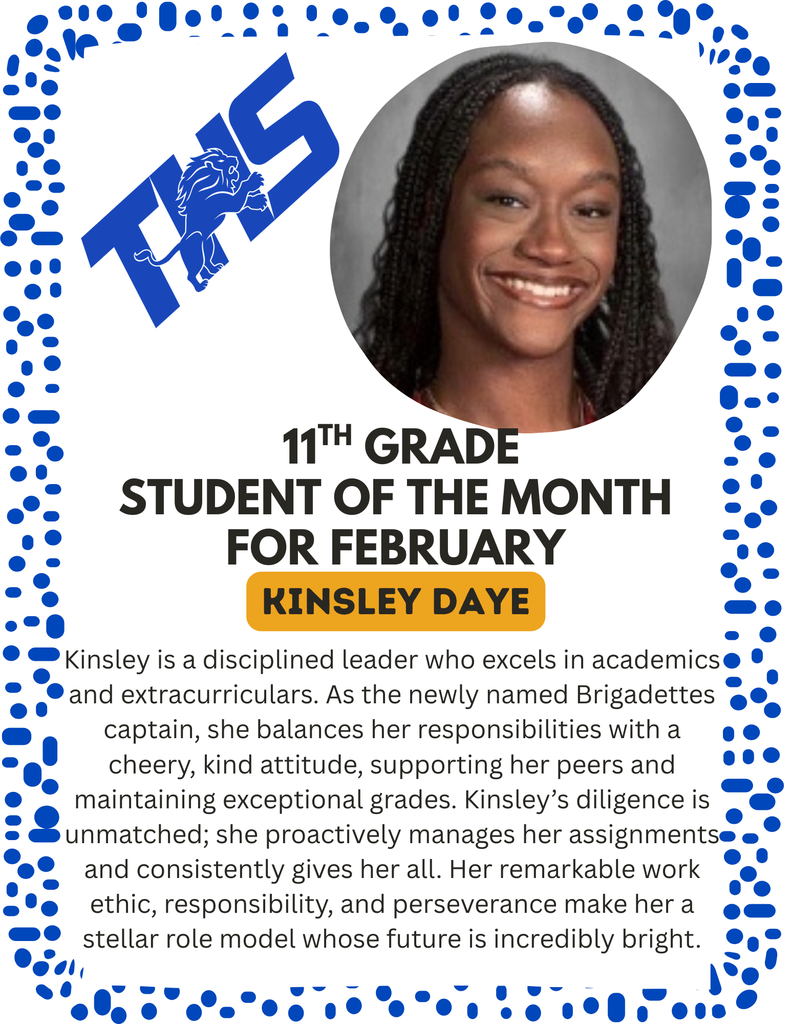11th Grade Student of the Month