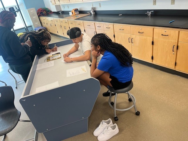 Career & Technology Students reflecting on the movement lab.