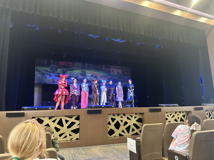 performers on the stage