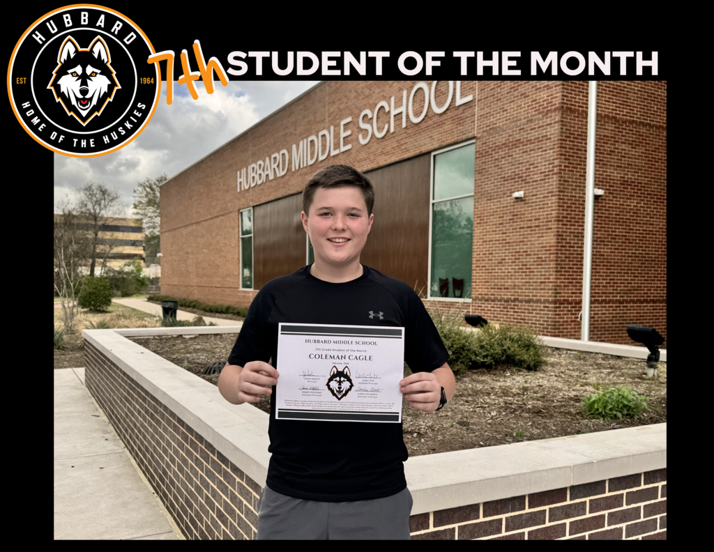 7th Grade Student of the Month