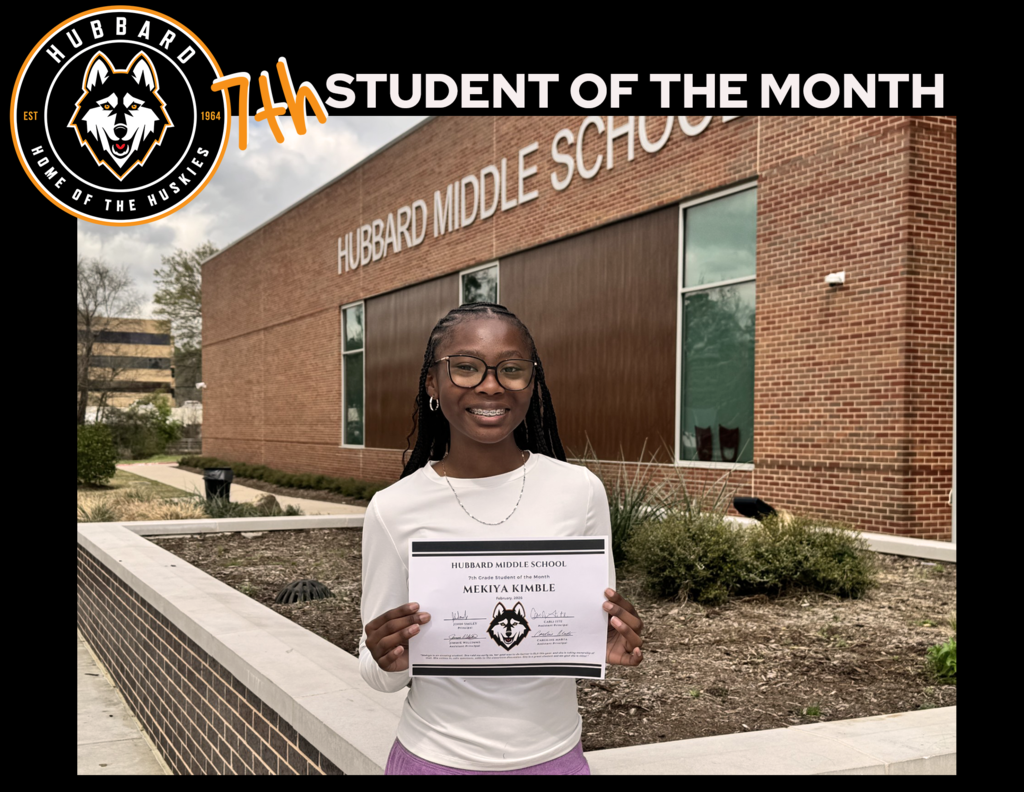 7th Grade Student of the Month