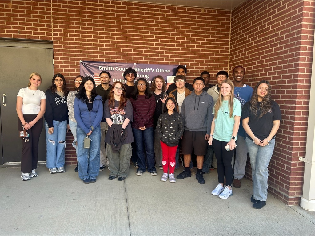 Tyler Legacy Law Enforcement class at Smith County jail and Courthouse