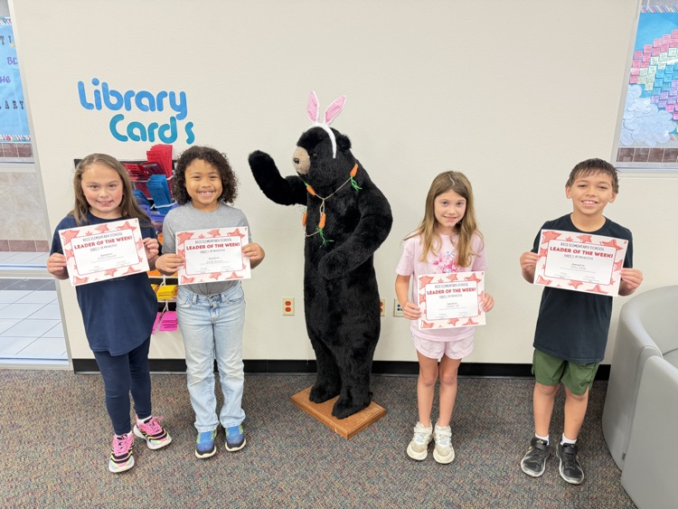 3rd grade student leaders of the week