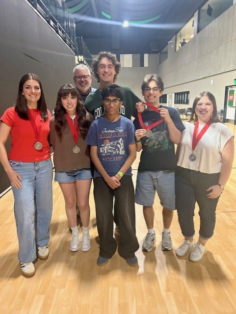 Tyler Legacy's Lit Crit UIL team with their awards