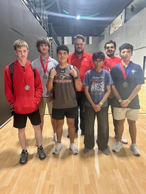 Tyler Legacy's Social Studies UIL team with their awards