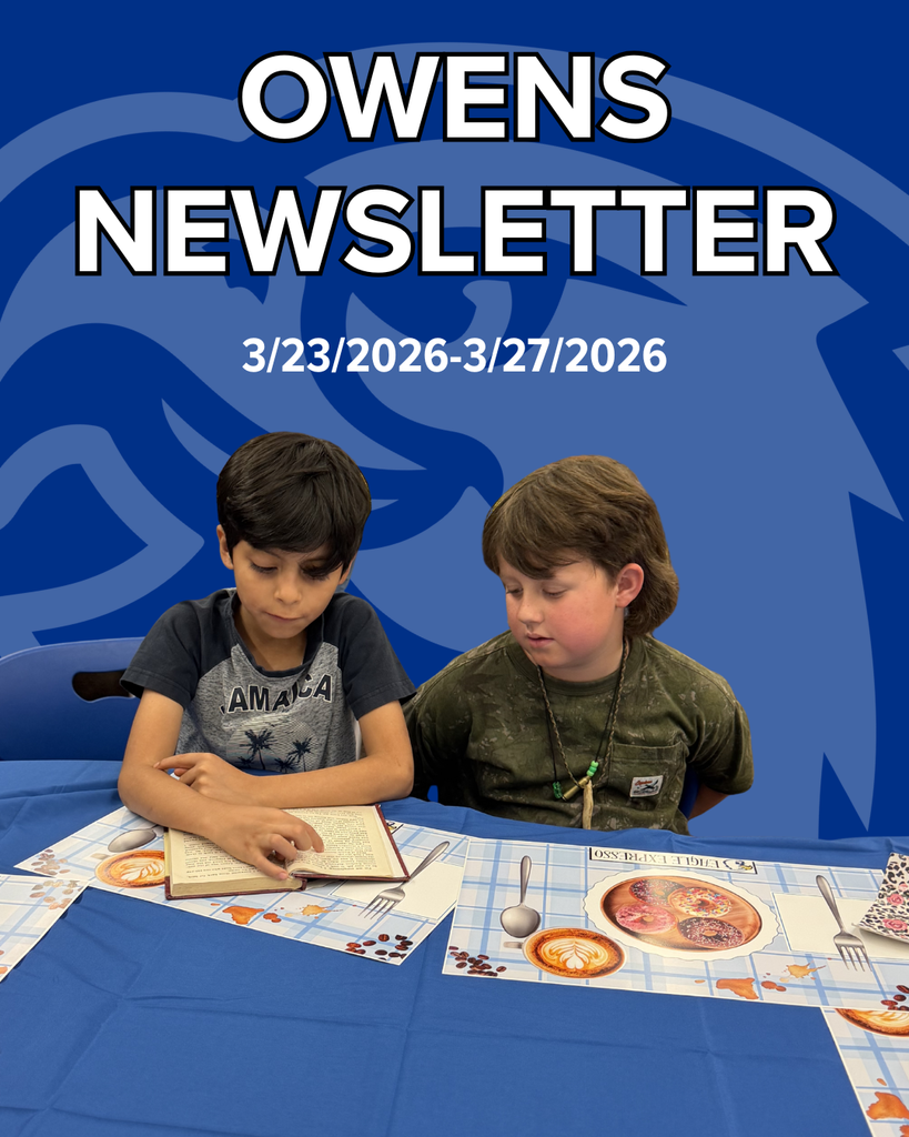 Owens Newsletter March 23th-27th
