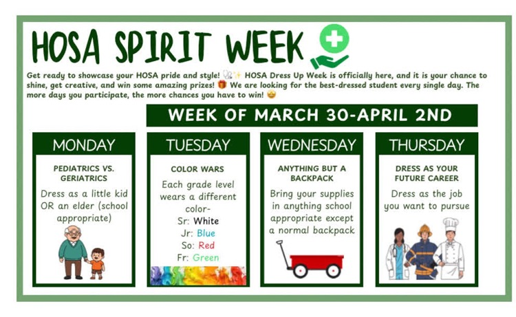 HOSA spirit week