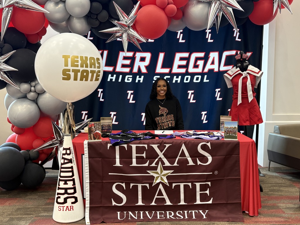 Tyler Legacy's Star Johnson at her collegiate signing 