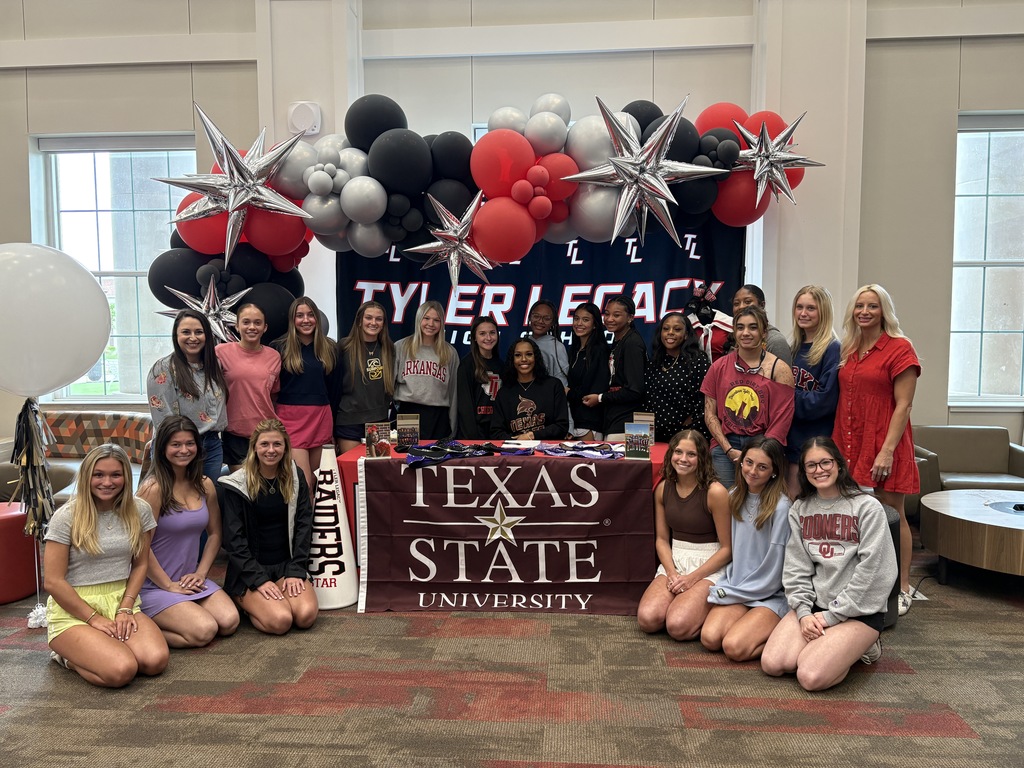 Tyler Legacy's Star Johnson at her collegiate signing 