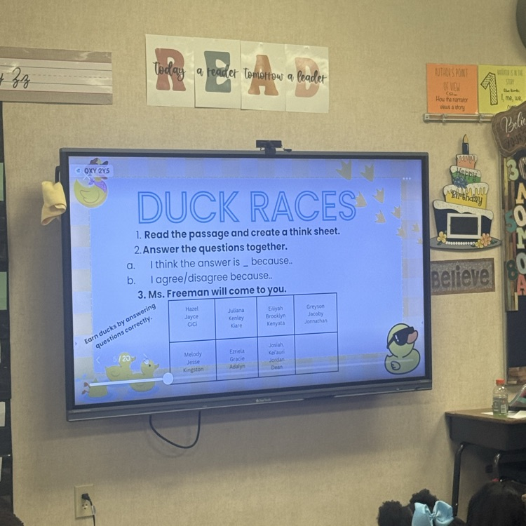duck races game instructions on board 