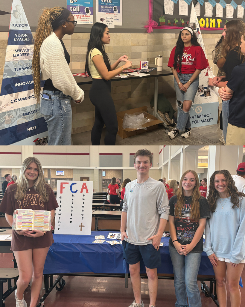 Tyler Legacy Chick Fil A Leadership Club and FCA at 8th grade preview night