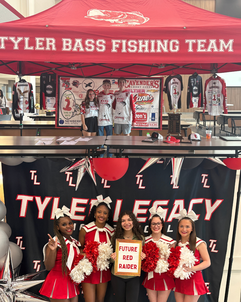 Tyler Legacy Bass Fishing team and fur at 8th grade preview night