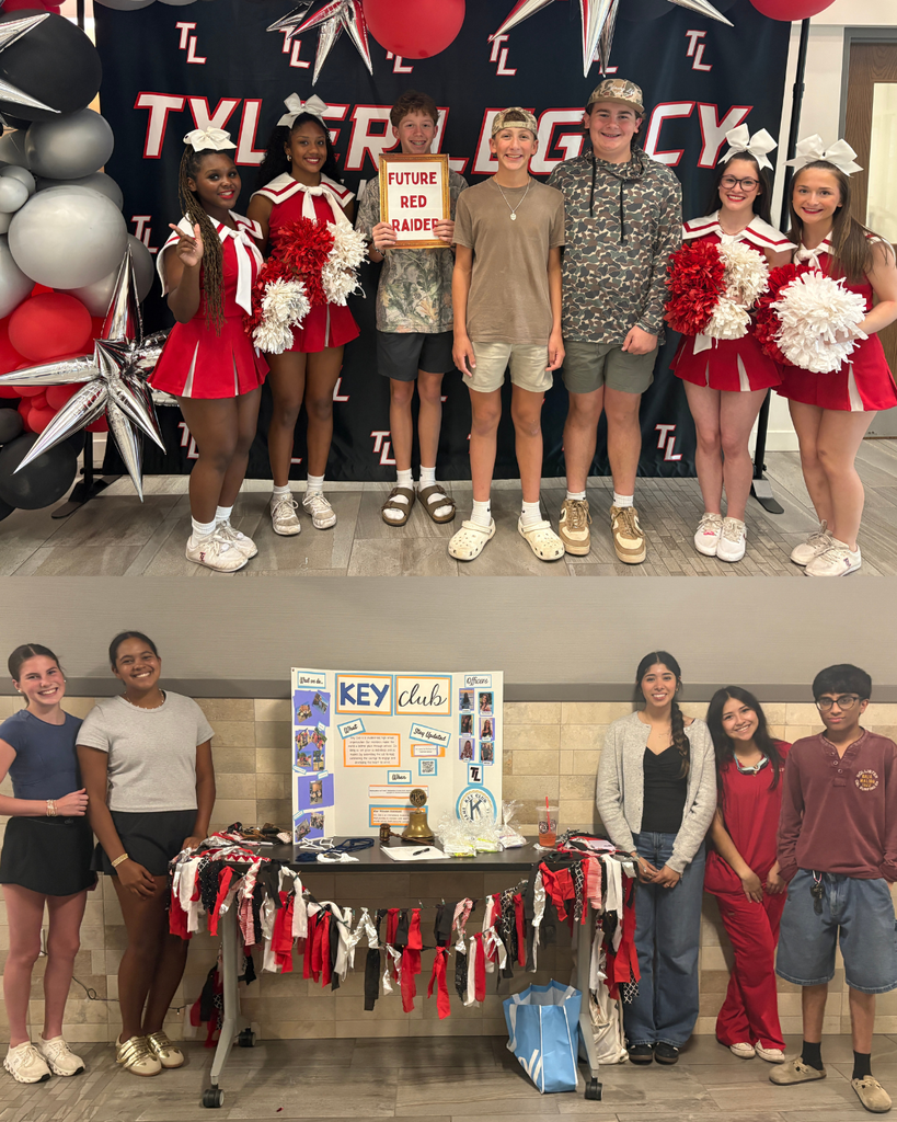 Tyler Legacy incoming 8th graders and Key Club at 8th grade preview night