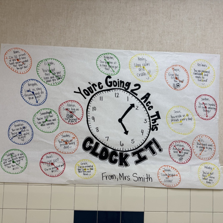 good luck STAAR banner