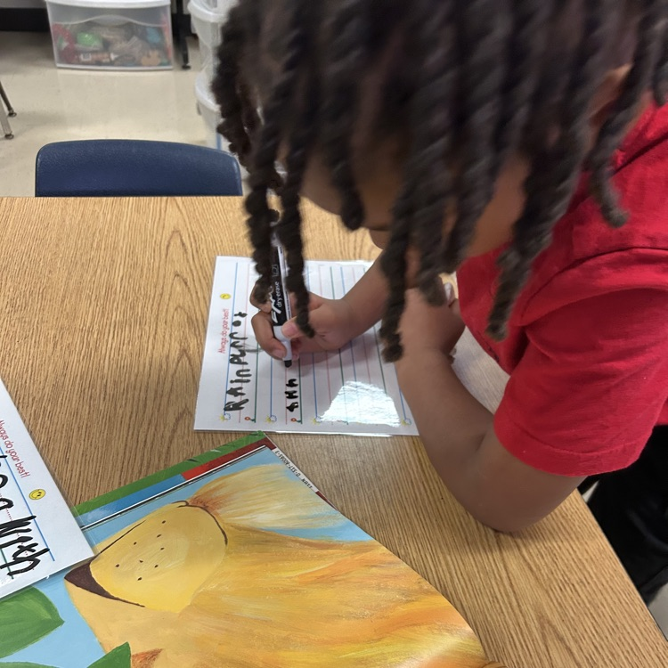 students looking for most common words and writing them