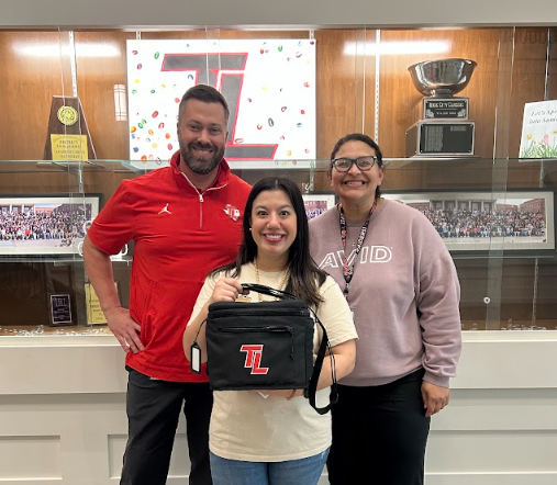 Tyler Legacy's Media Technology Specialist with Mr. Sherman and Mrs. Morrow