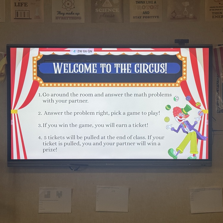 welcome to the circus directions 
