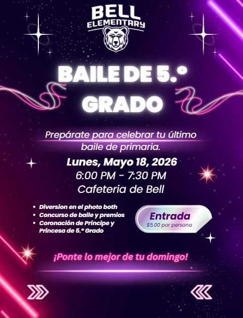 5th Grade Dance Spanish invite