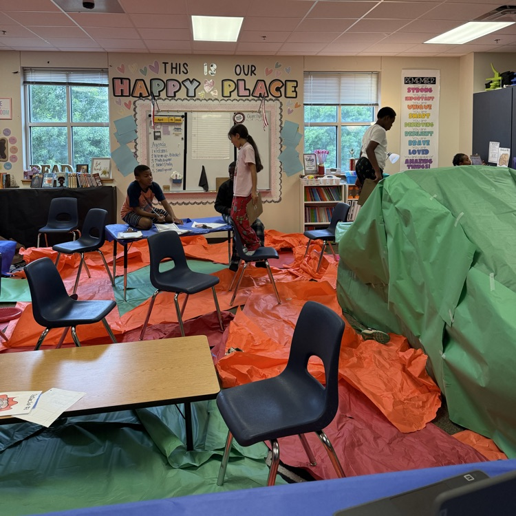 students playing the floor is lava