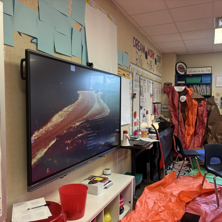 students playing the floor is lava