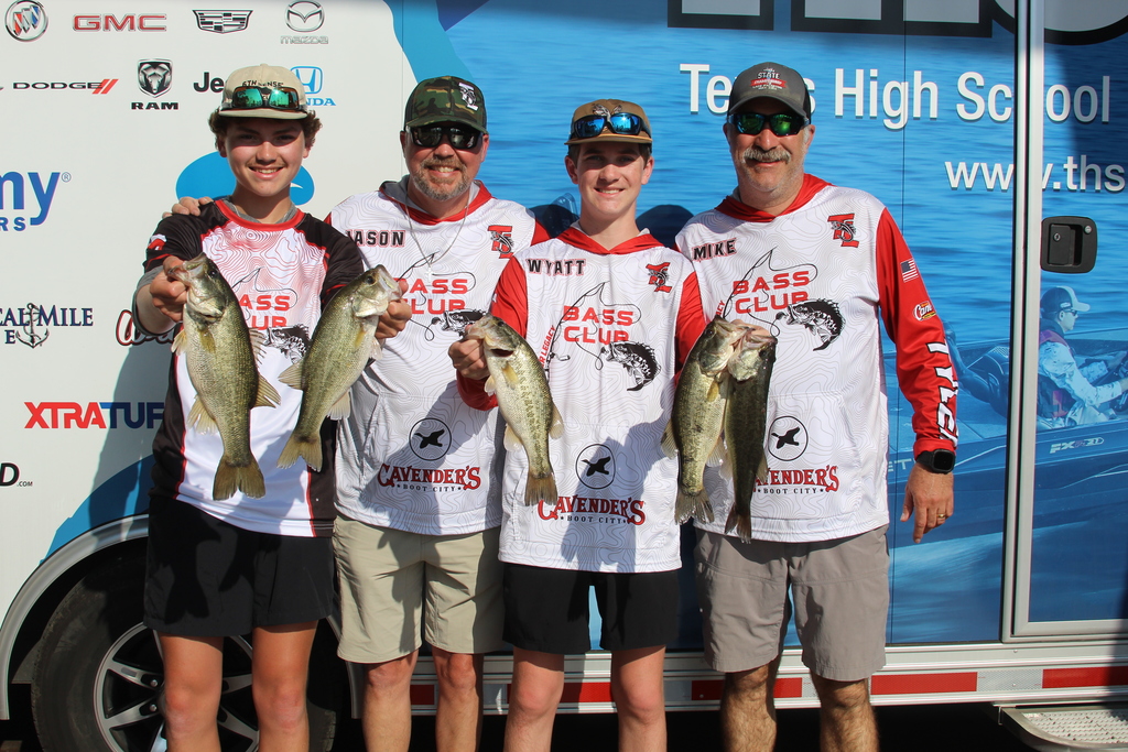 Wyatt Martin & Carson Gregory and their winning bass