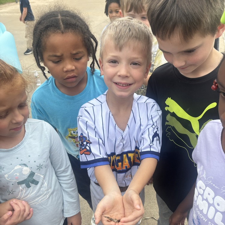 students releasing butterflies