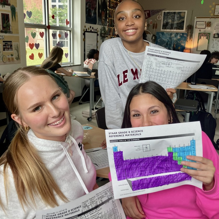 students preparing for science STAAR test