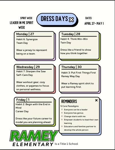 flyer of  dress days - english