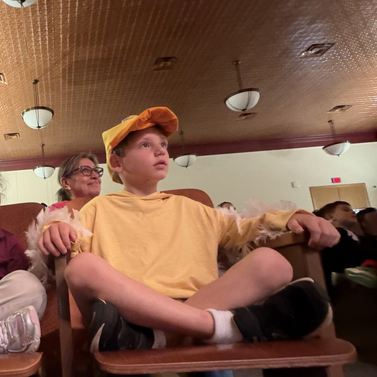 student watching a play