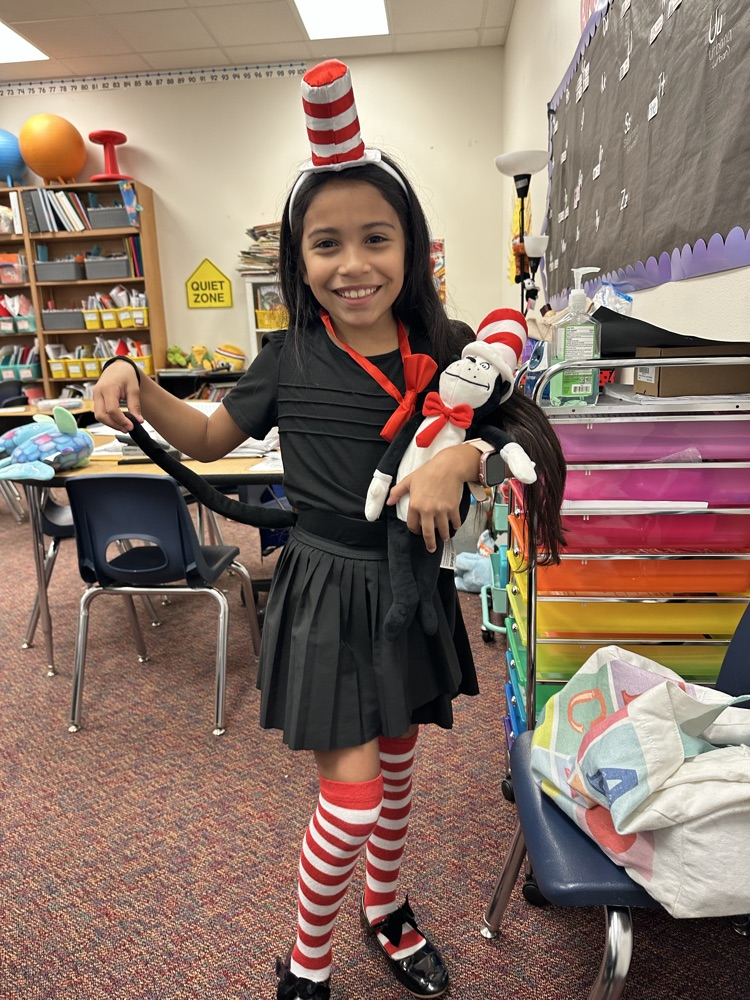 students dressed up as book characters