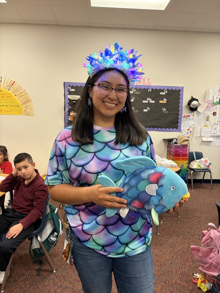 students dressed up as book characters