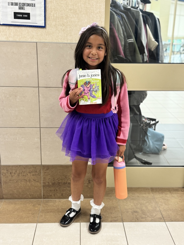 students dressed up as book characters