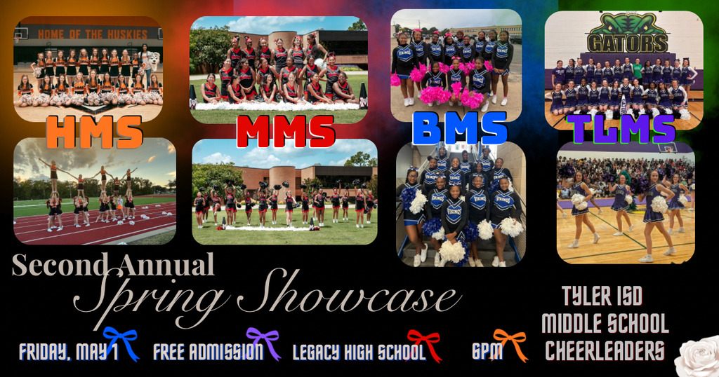 Second Annual Cheer Spring Showcase at Legacy High School at 6 pm