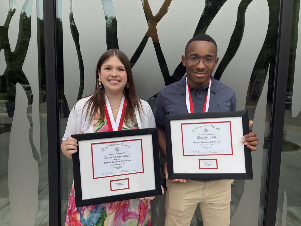 Tyler Legacy's Valedictorian, Salutatorian