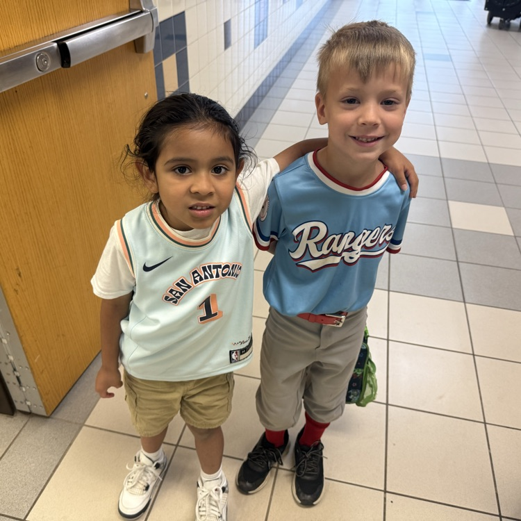 students wearing jersey