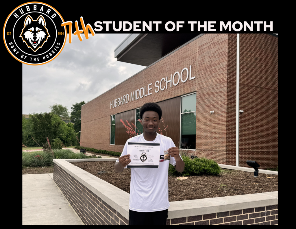 7th Grade Student of the Month