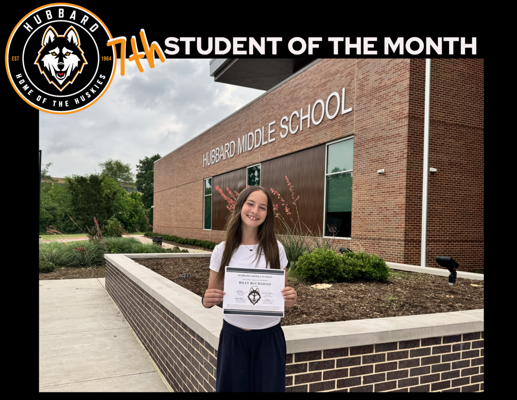 7th Grade Student of the Month