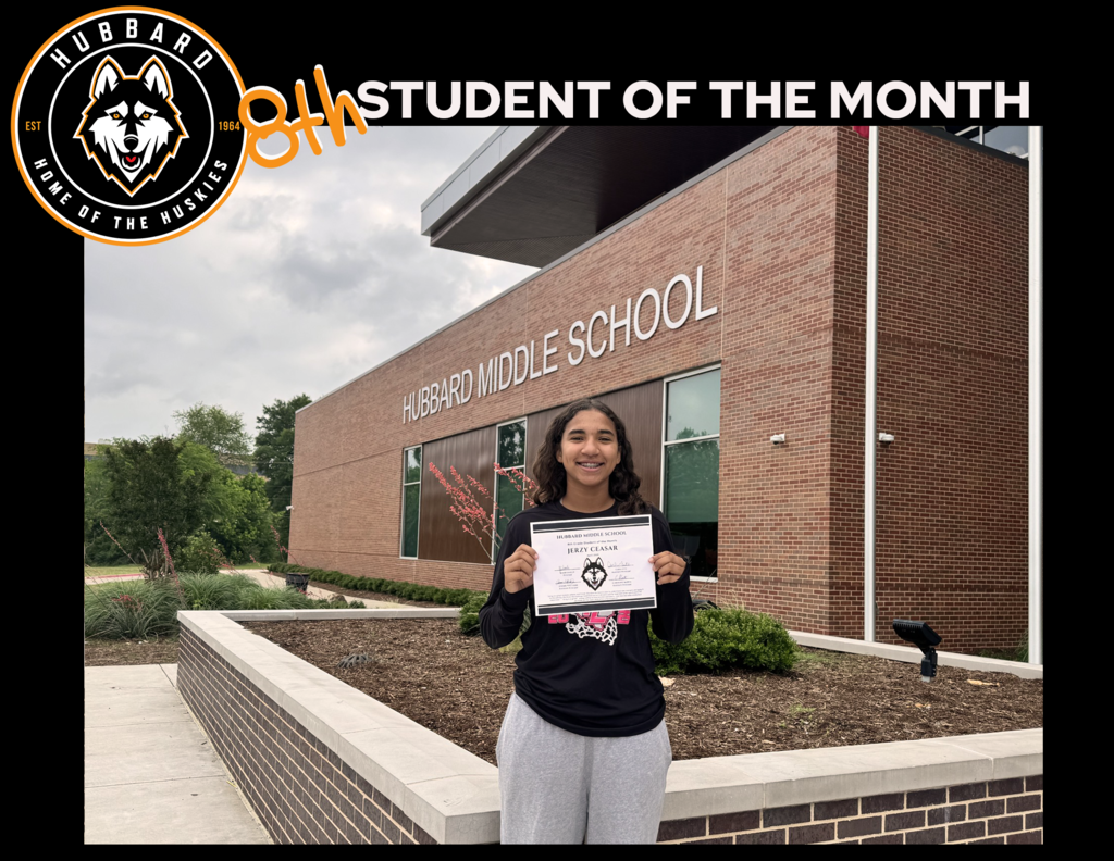 8th grade Student of the Month