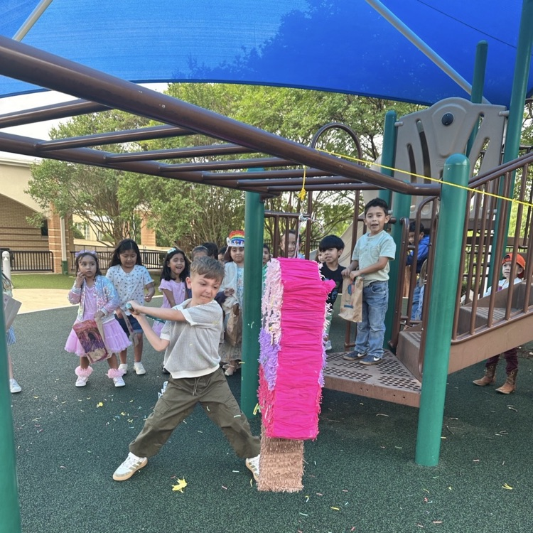 hitting a piñata