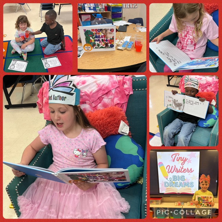 Students reading, classroom book and teachers chair