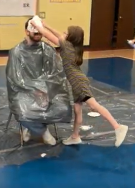 Student pies Mr. Harbour