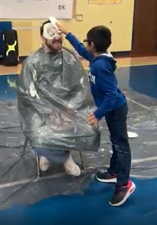 Student pies Mr. Harbour