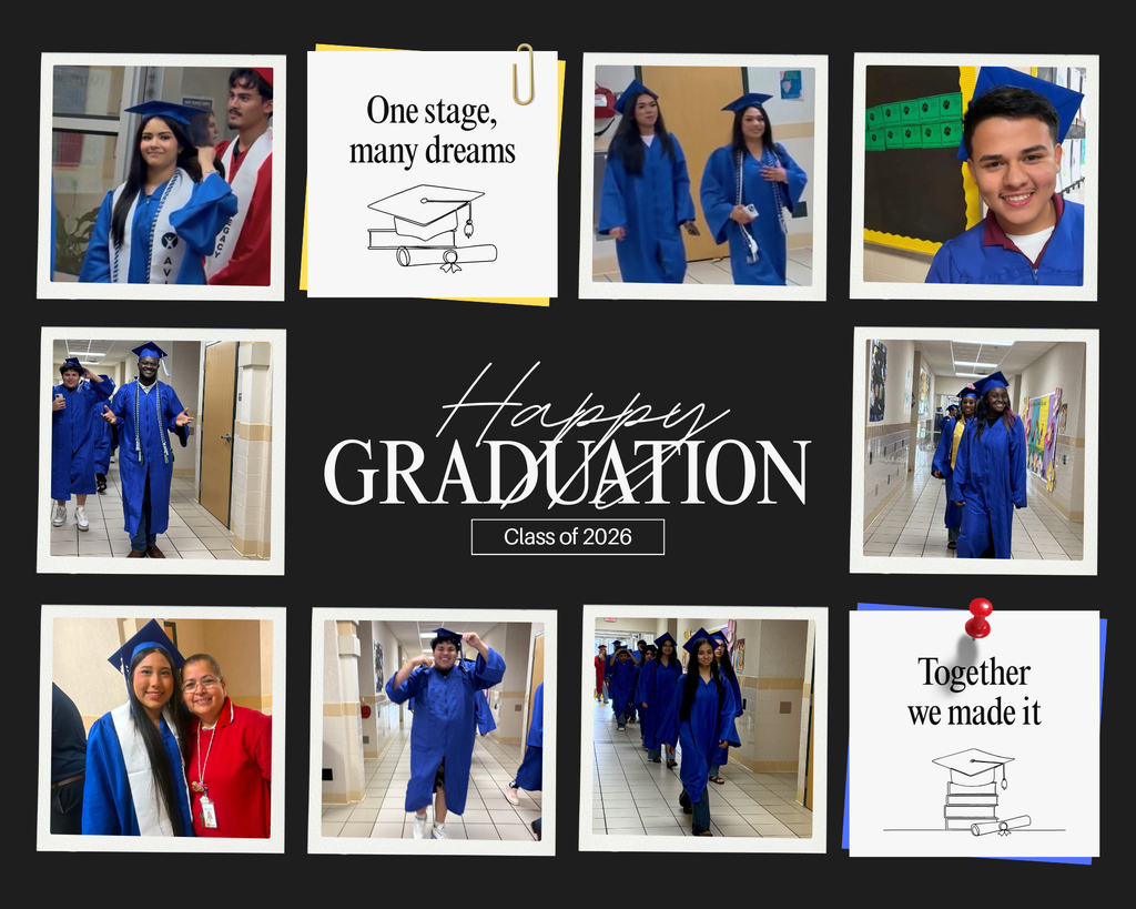 Pictures of former students and other students who will graduate this year.