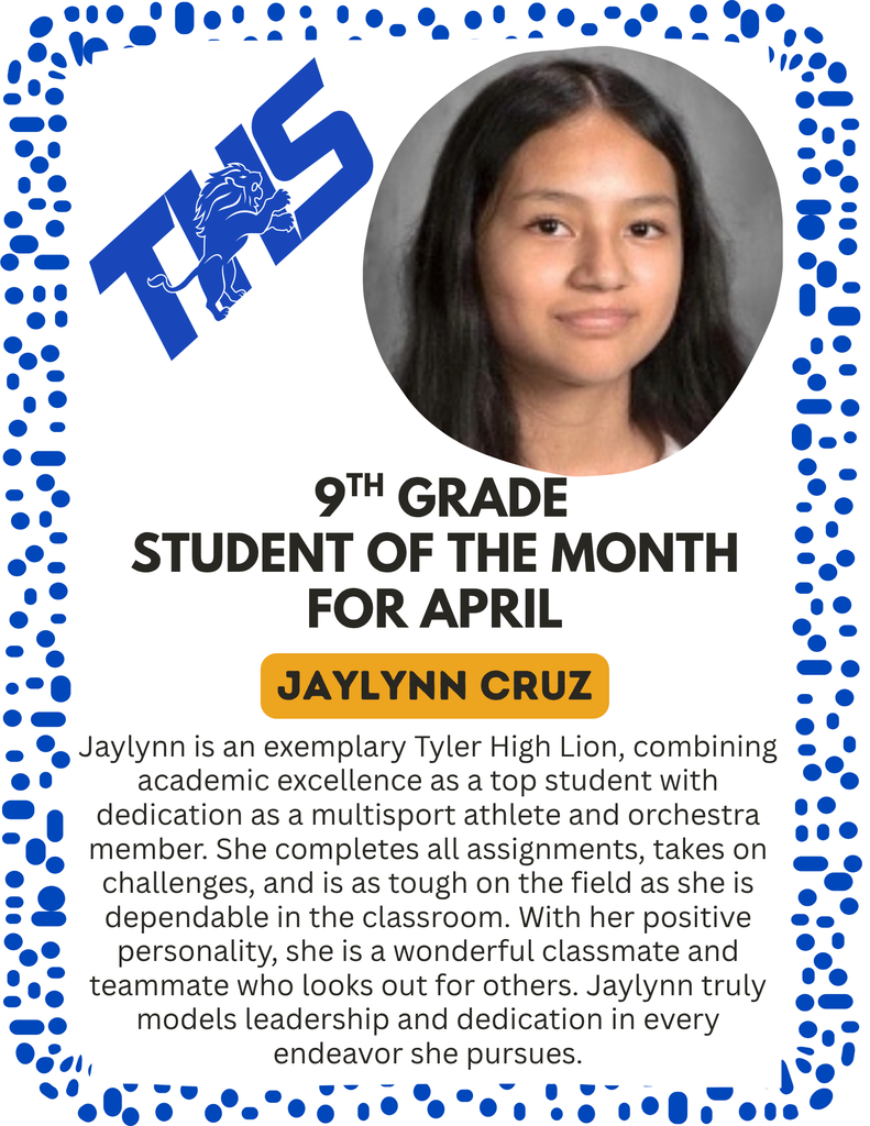 9th grade Student of the Month
