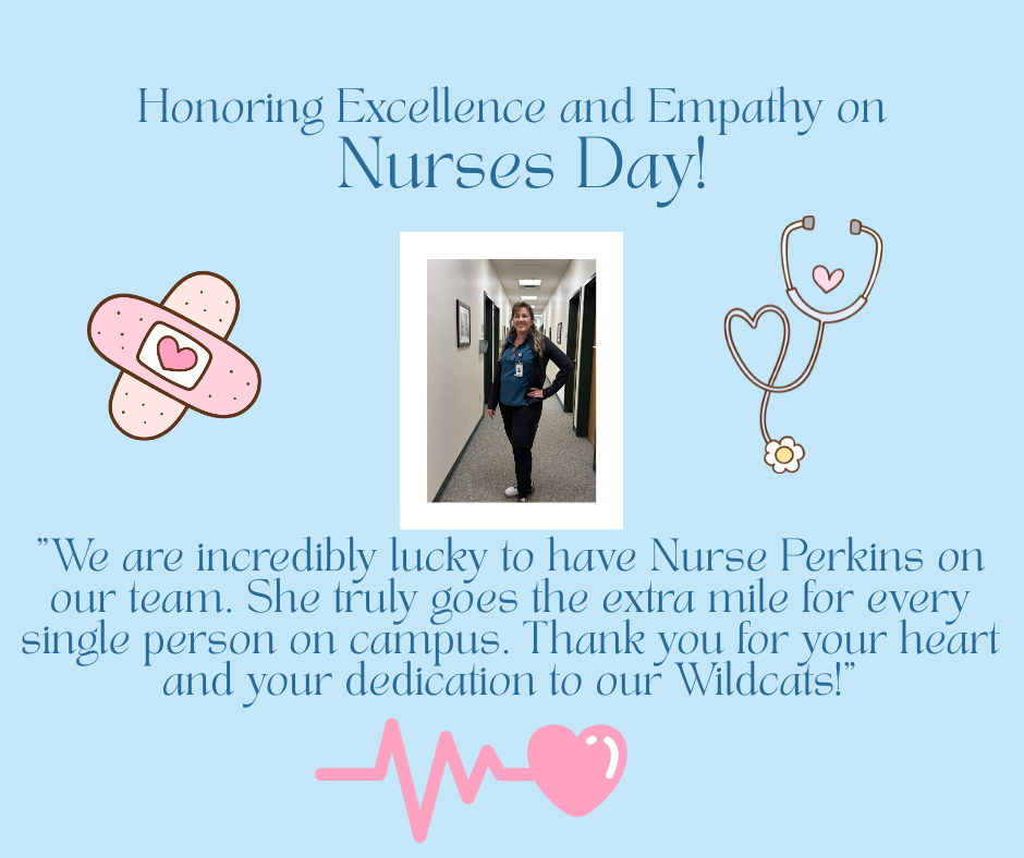 Grateful for Nurse Perkins on Nurse's Day